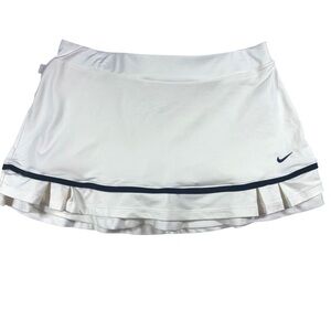 Nike‎ Dri-Fit Performance Golf Tennis Skort L Built In Shorts White Swoosh